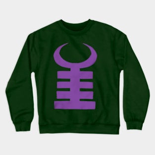 Purple adinkra Crewneck Sweatshirt